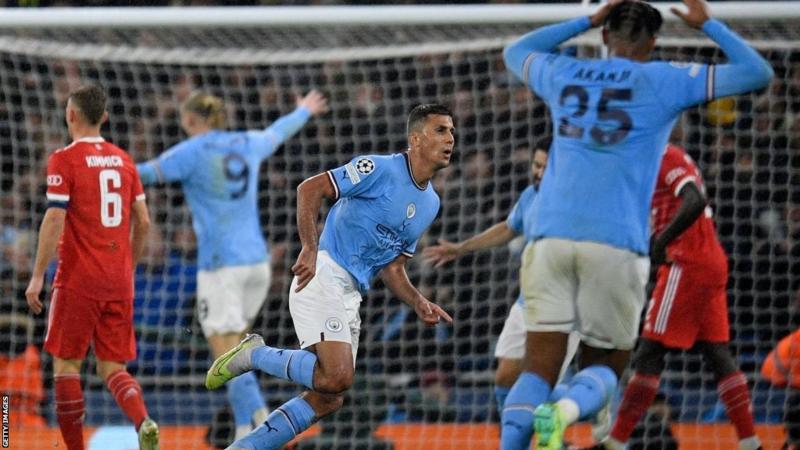 UCL: Manchester City 3-0 Bayern Munich