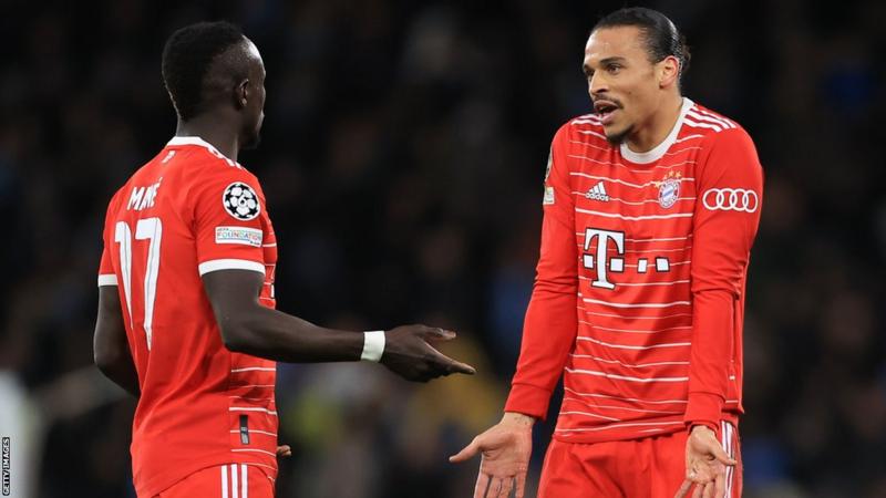 Bayern Munich suspend Sadio Mane for punching Leroy Sane