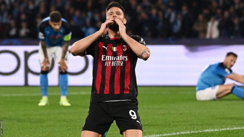 UCL: Milan see off Napoli to reach semi-finals