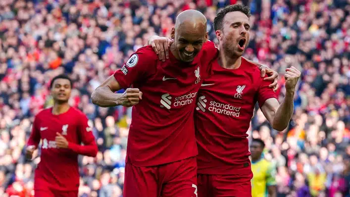 Liverpool 3-2 Nottingham Forest: Jota double sees Reds to victory