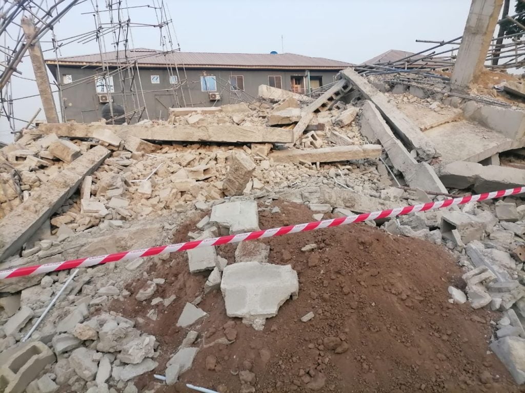 8-storey building collapses in Lagos’ Banana Island