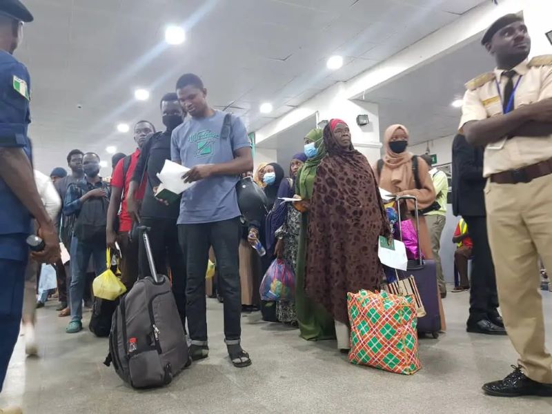 Evacuated Nigerians from Sudan Receive Assistance from Dangote Foundation and MTN