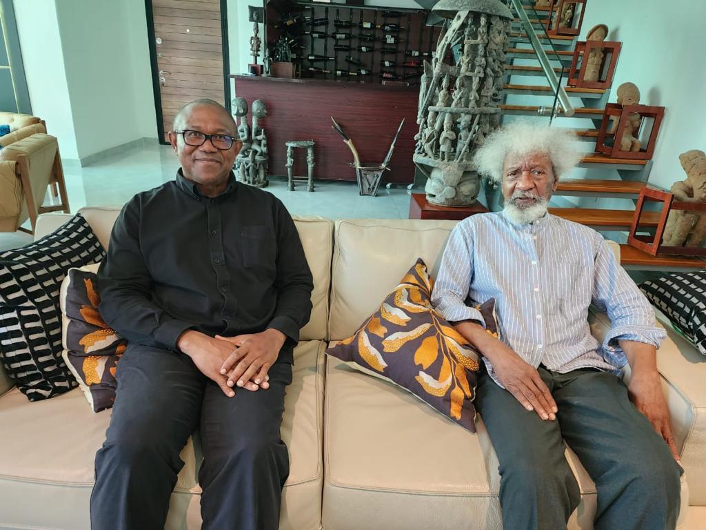 I didn’t Meet Peter Obi For Reconciliation, Rather He Apologised–Soyinka