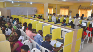 A photo of JAMB candidates