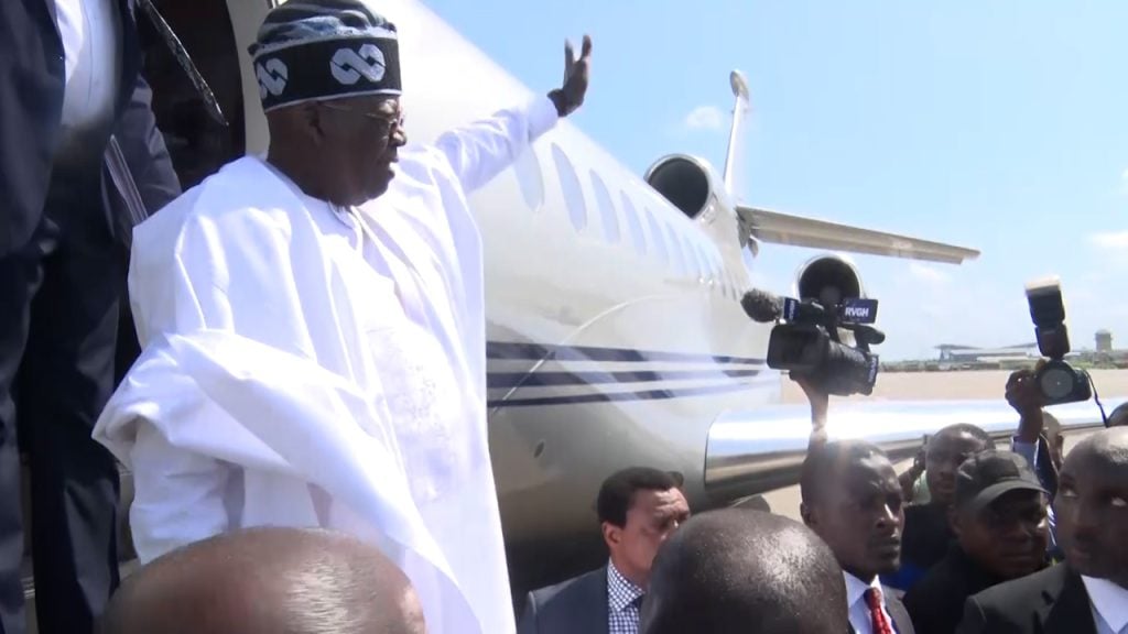 Tinubu arrives Port Harcourt ahead of project inauguration