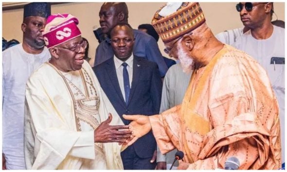 Abdulsalami Abubakar visits Tinubu at presidential villa