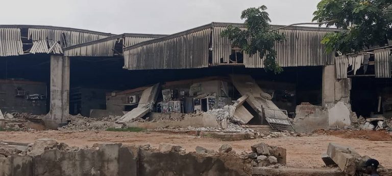 Shop owners lament as FCTA demolishes complex