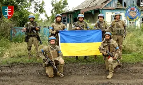 Ukraine reclaims three villages, captures Russian troops