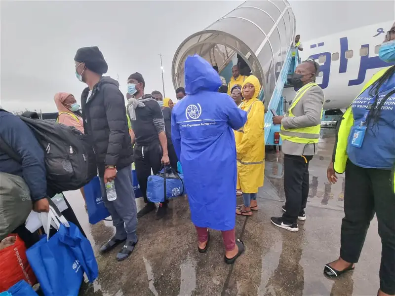 108 stranded Nigerians from Libya arrive Lagos