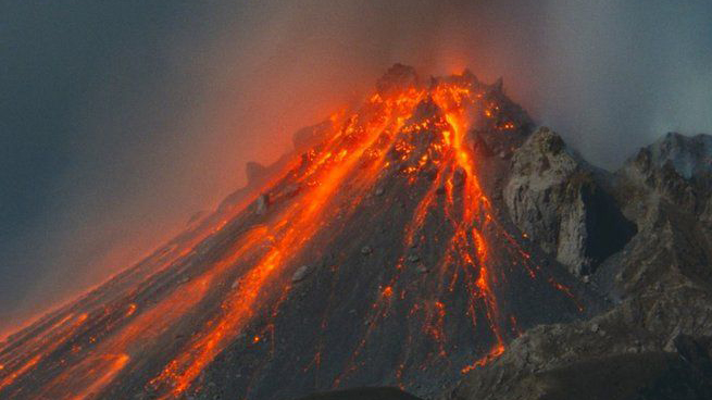 Thousands evacuated as Philippine volcano spews ash, rocks