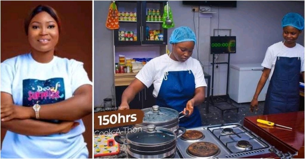 Ondo chef concludes 150-hour cook-a-thon