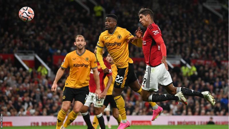 EPL: Varane heads late winner for Man Utd against Wolves