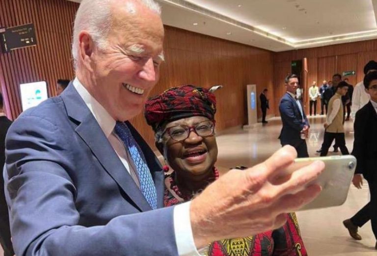 Biden takes selfie with Okonjo-Iweala at G20 summit