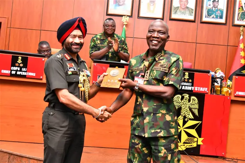 Army Chief, Lagbaja meets with Foreign Defence Advisers in Nigeria