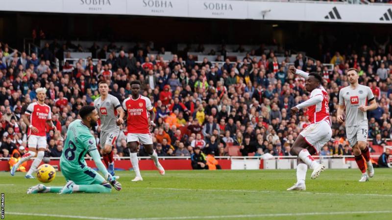 EPL: Arsenal 5 – 0 Sheffield Utd