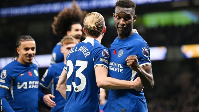 EPL : Tottenham 1 – 4 Chelsea