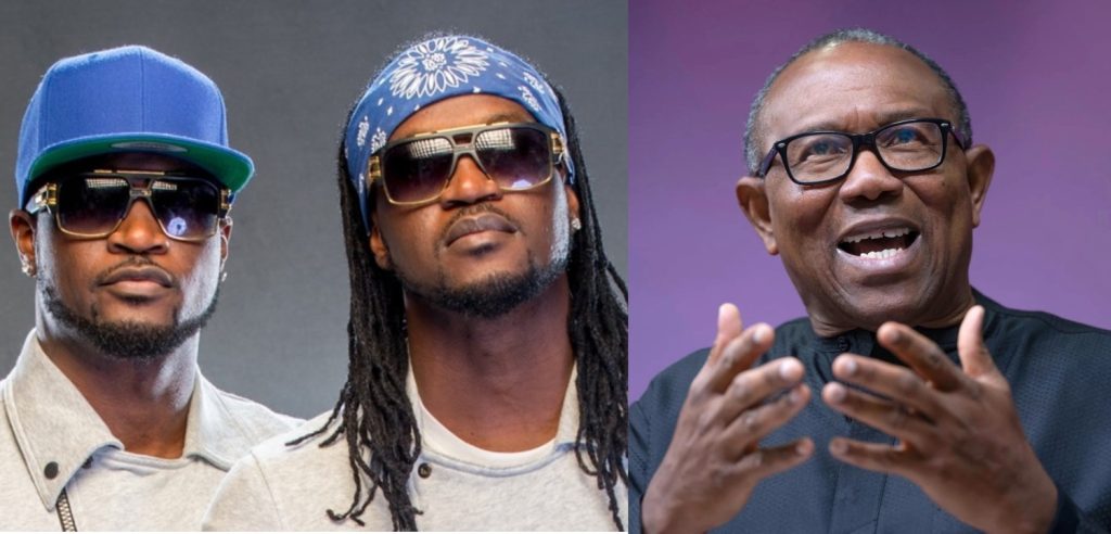 ‘Your music impacted Nigerians’ – Peter Obi hails P-Square