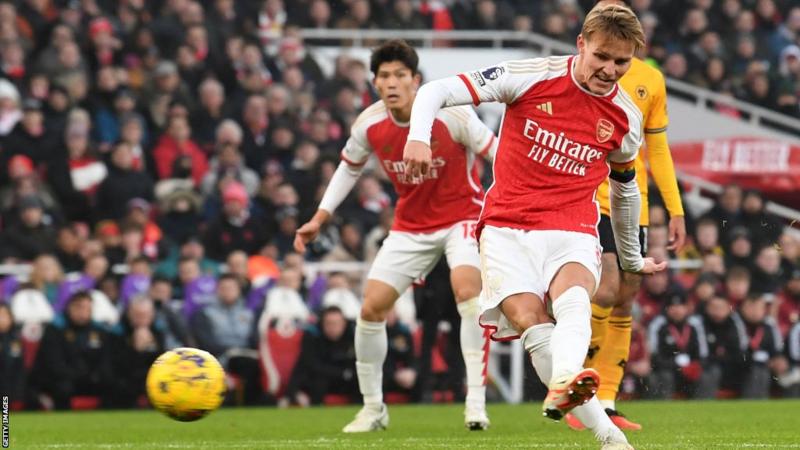 EPL: Arsenal 2-1 Wolves