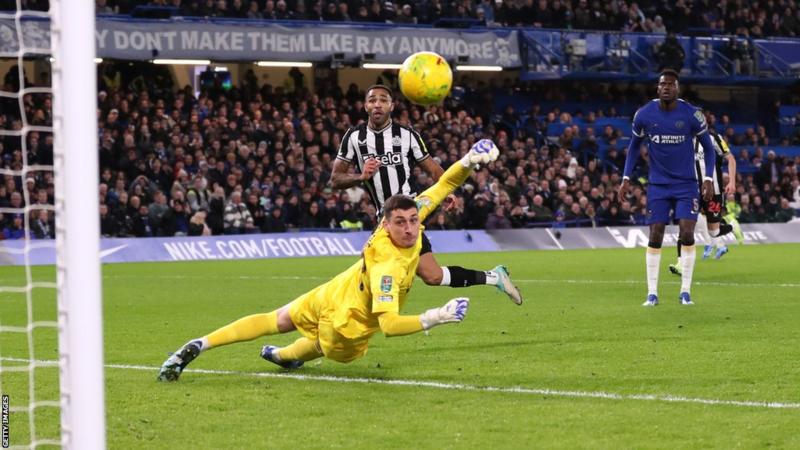 EFL Cup: Chelsea beat Newcastle on penalties to reach last four