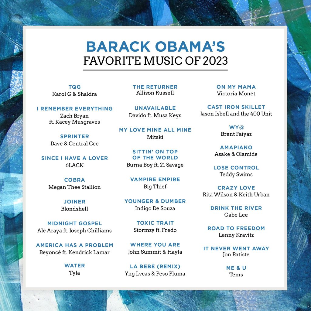 Asake, Davido, Burna Boy, others make Obama’s favourite music of 2023 list