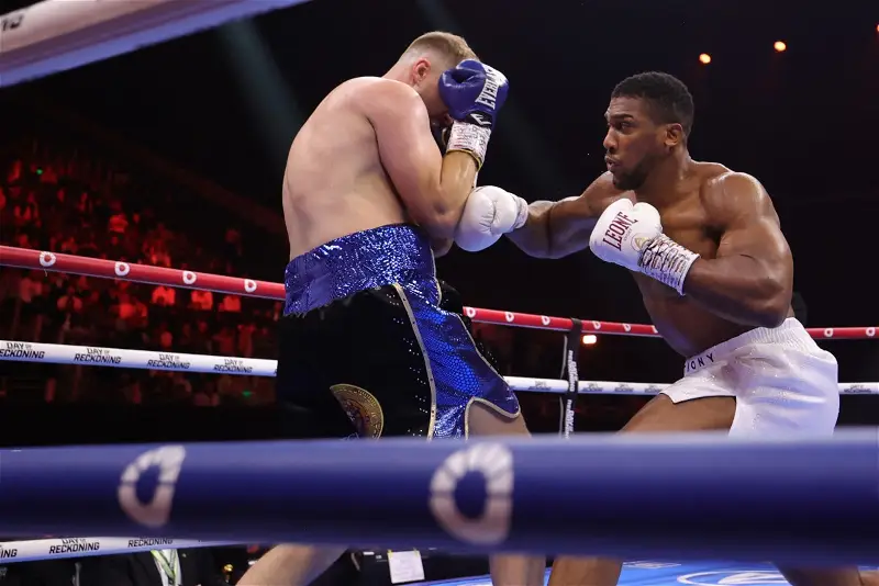 ‘Just another day in the office’, Anthony Joshua says after defeating Wallin