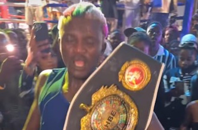 Portable beats Charles Okocha in celebrity boxing fight