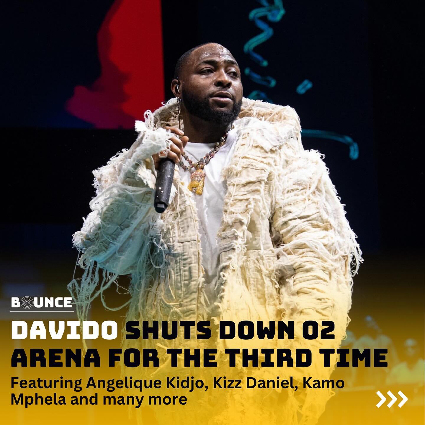 Davido delivered a remarkable performance last night at the O2 Arena alongside  ,