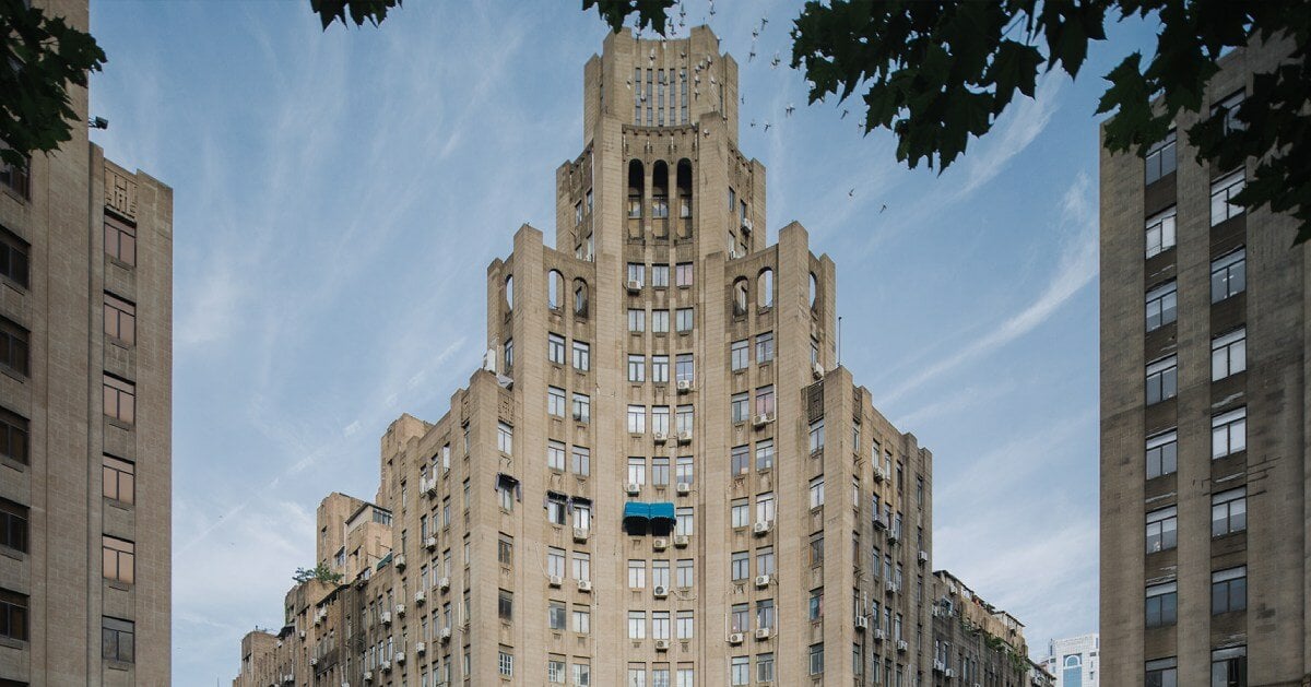 yang chen captures twelve art deco buildings across shanghai