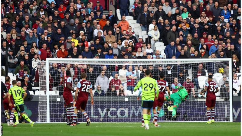 EPL: West Ham United 0-6 Arsenal