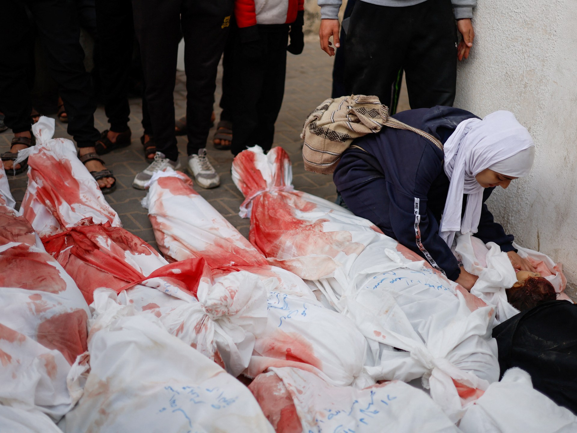 The aftermath of Israeli strikes on Rafah