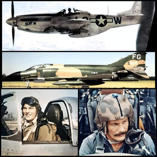 Triple Ace Robin Olds (17 kills) [Photo]