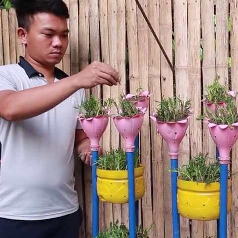 Crafting a Gorgeous Flower Garden with Plastic Bottles