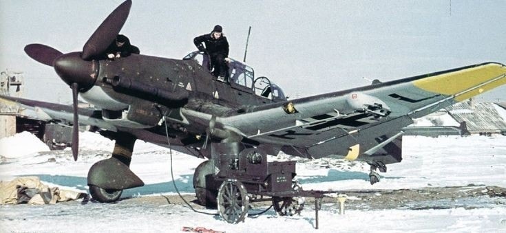 Photo of the The Ju-87 ‘Stuka’ that struck fear into those on the ground, both Military and civilians.