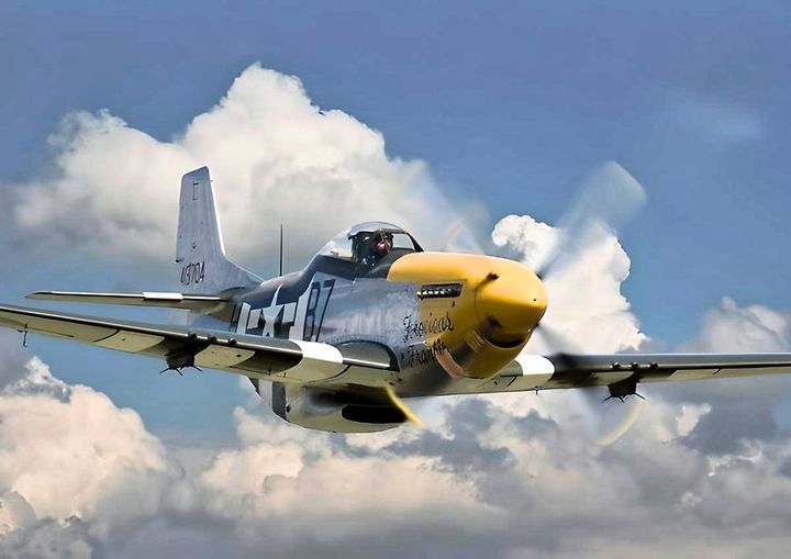 Photo of P-51 Mustang “Ferocious Franky” (Photo- Pat Speirs)