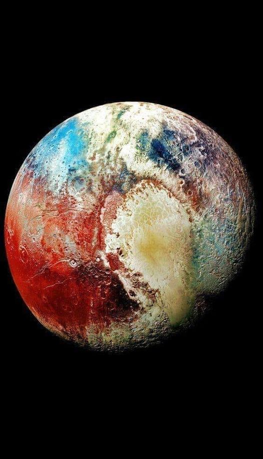 Clearest image ever taken of Pluto.