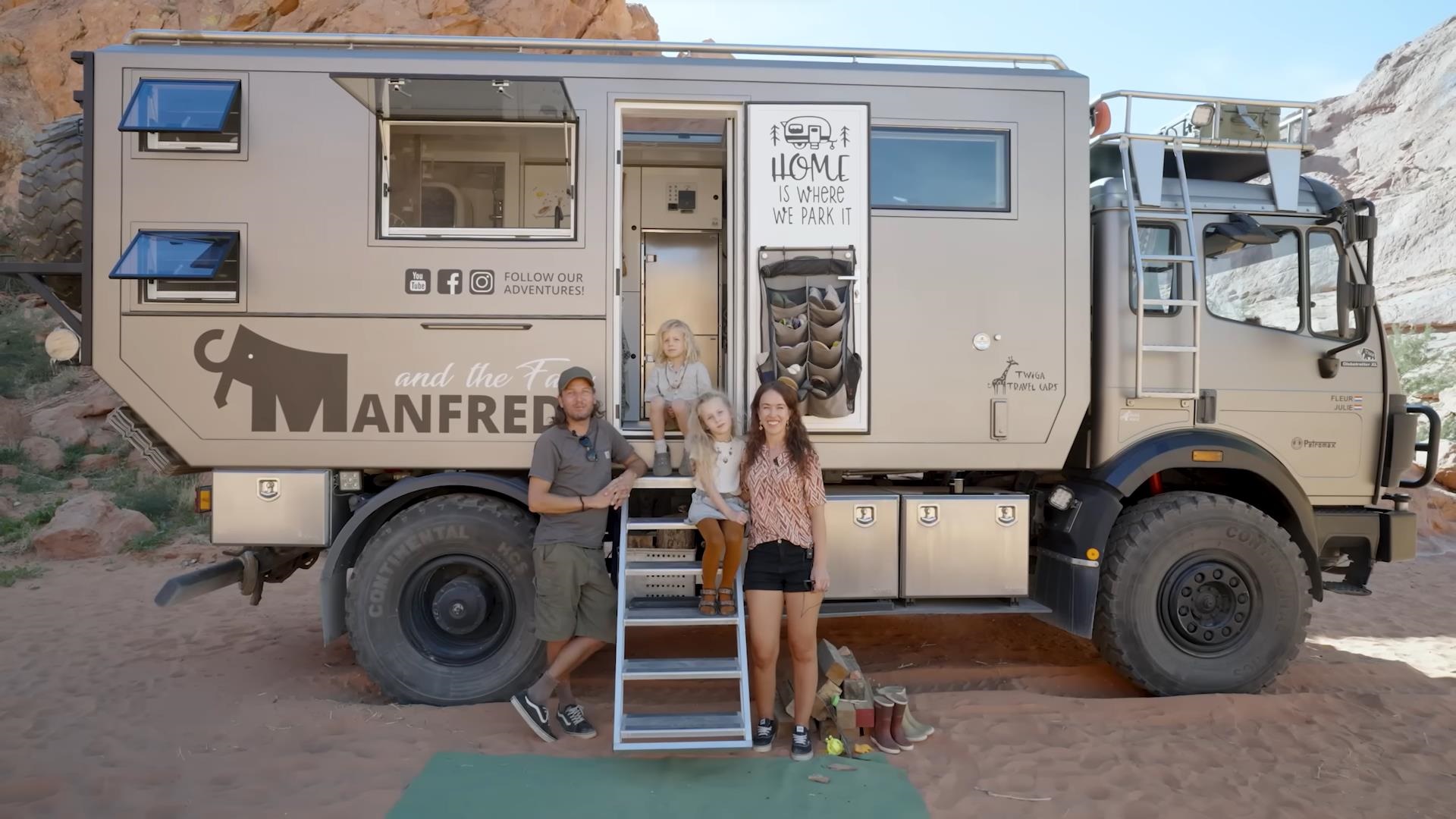 4×4 Mercedes Expedition Truck Is Home to a Family of Four, Features a Lovely Living Space