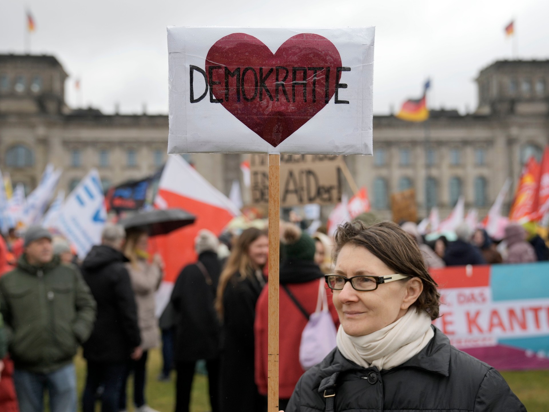 At least 150,000 protest in Berlin against the far right