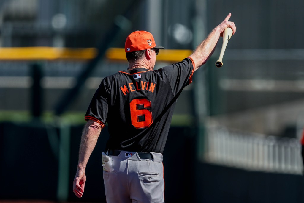 Melvin names starting lineup for SF Giants’ spring training opener