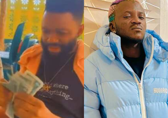 “U shall never lack”- Man prays for Portable as he blesses him with foreign currency