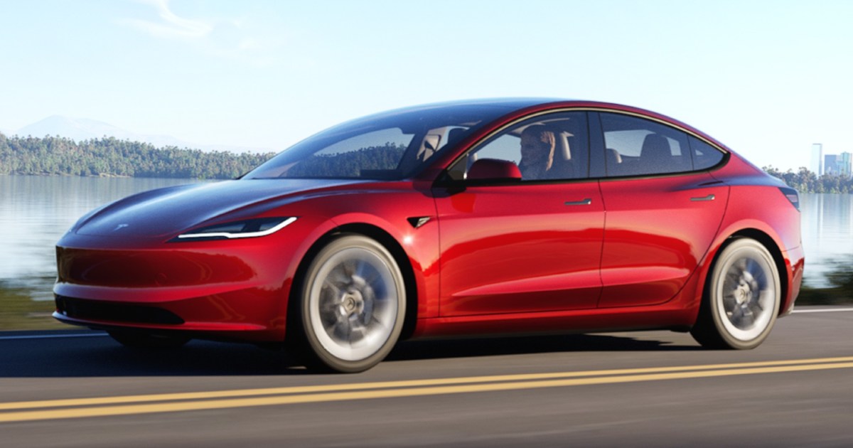 Tesla designers laud the refreshed Model 3