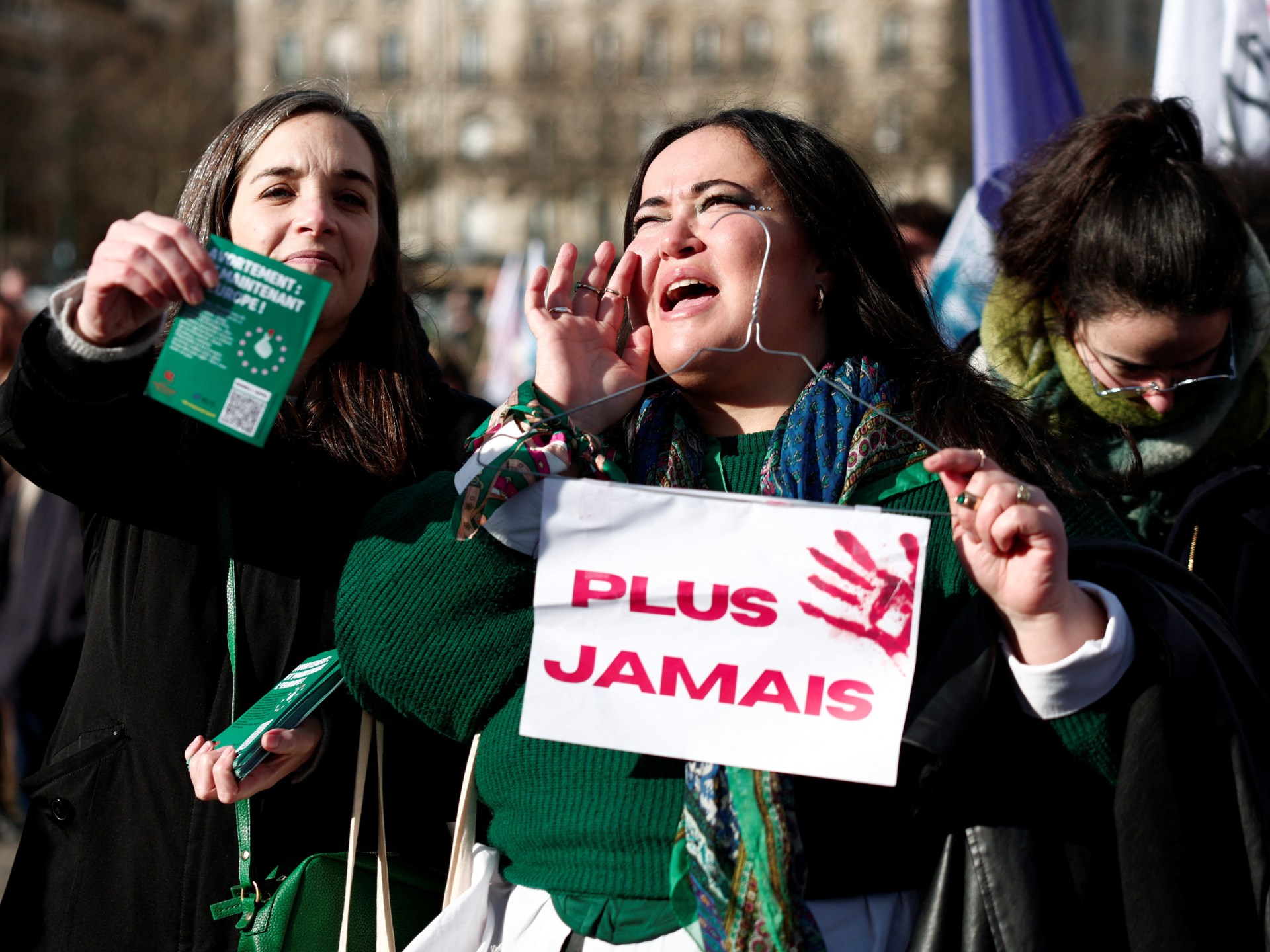 France becomes world’s first country to enshrine abortion in constitution | Women’s Rights News