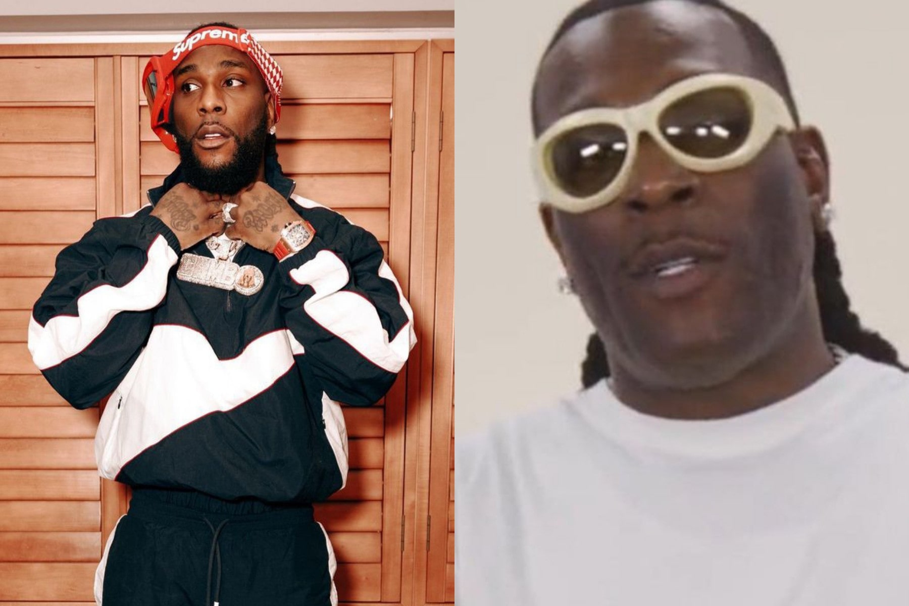 Burna Boy lashes out at foreign online media over viral photo of him without beards