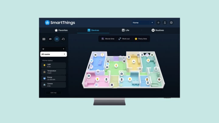 Samsung SmartThings app gets 3D Map View for better usability