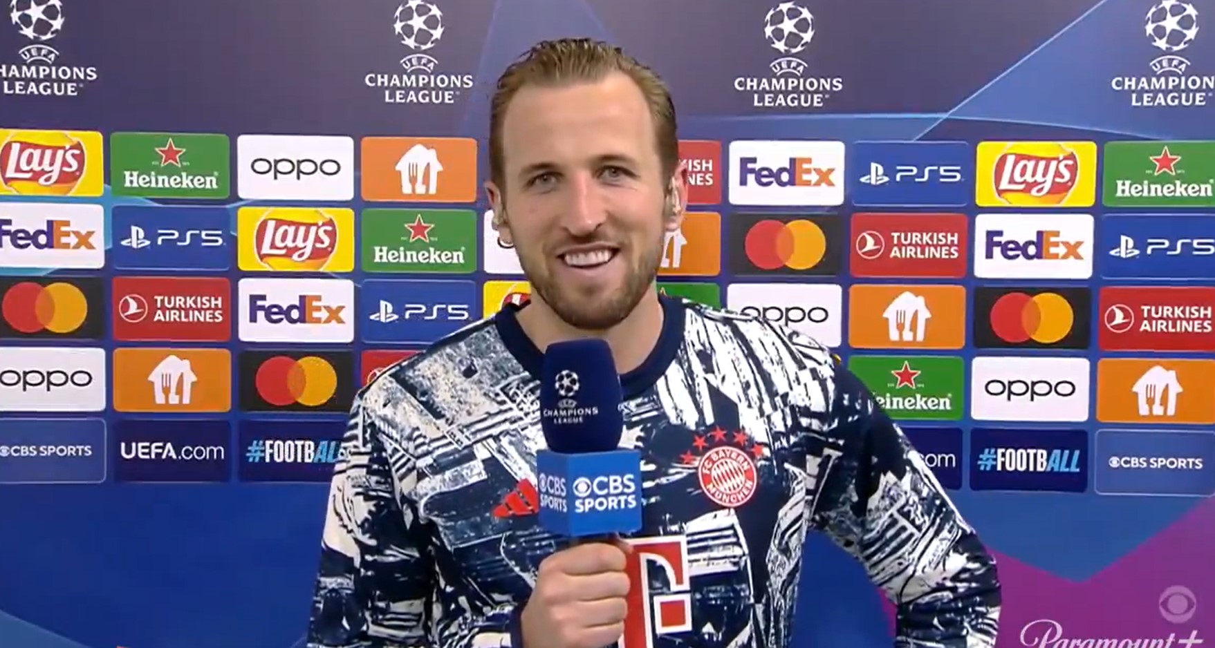 Harry Kane ‘exposes’ Jamie Carragher in funny exchange after Bayern Munich win