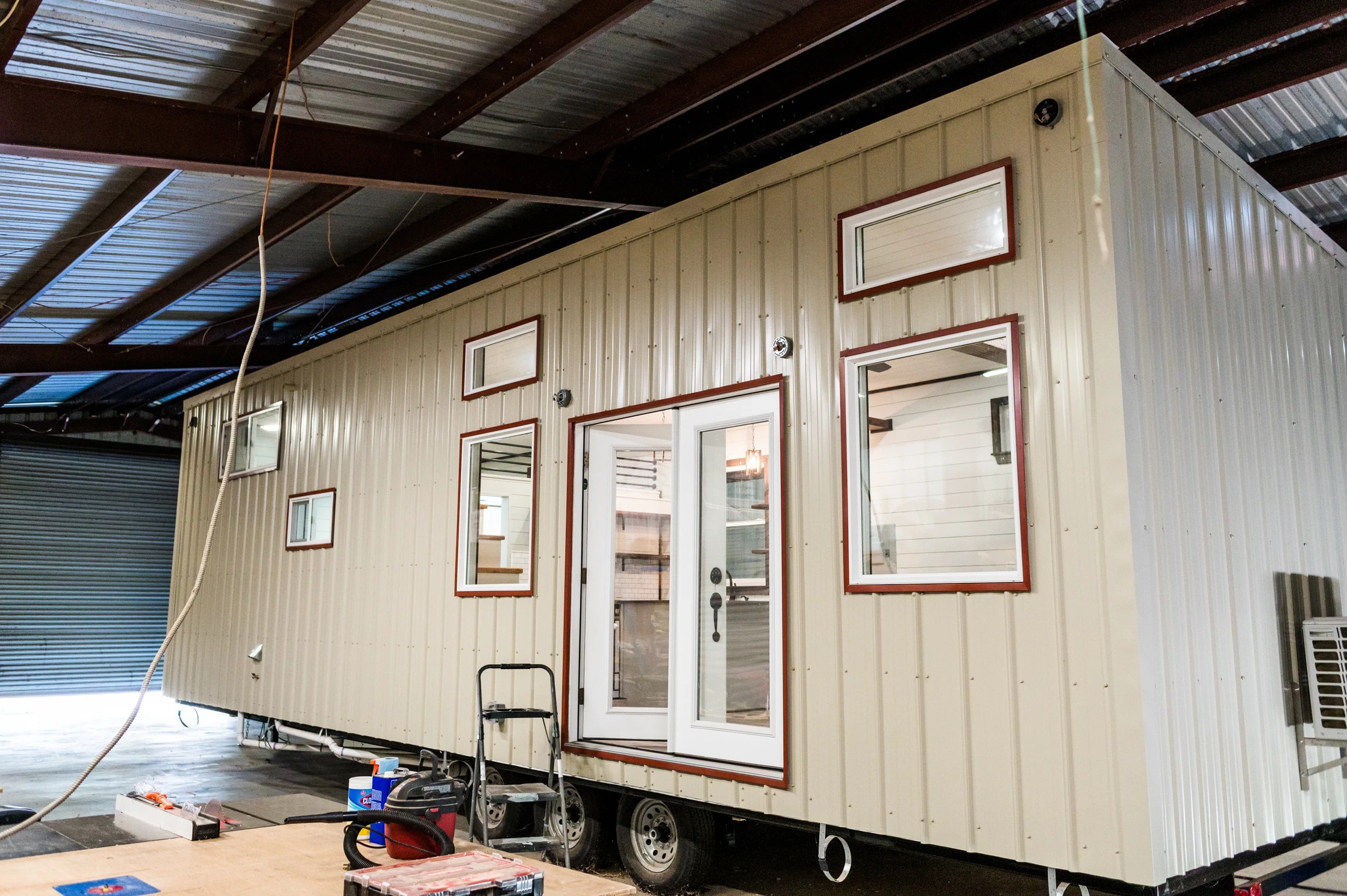 This Fully-Custom Tiny Living Heaven Dazzles With a Unique U-shaped Kitchen