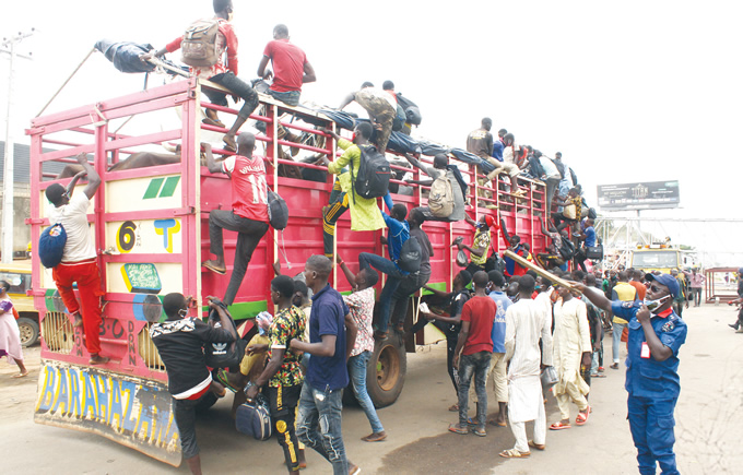 Stop loading humans on top of goods, FRSC warns truck drivers