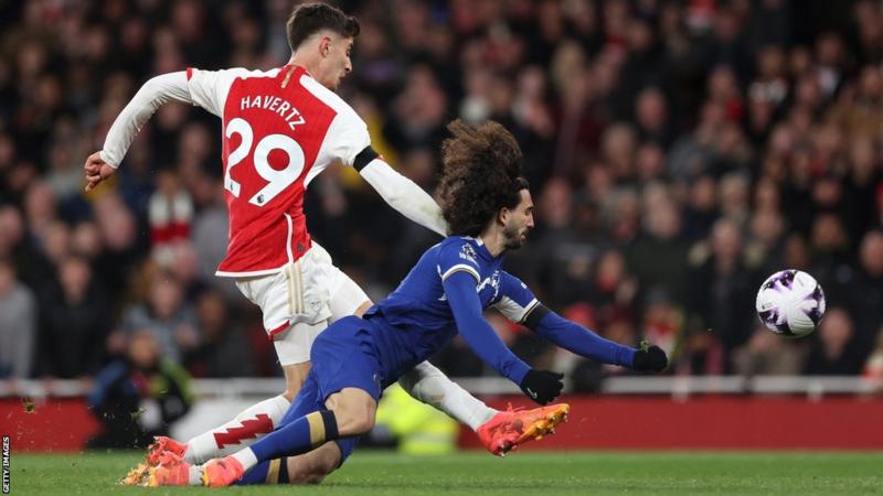 Arsenal 5-0 Chelsea: Kai Havertz scores twice against former side as Gunners go three points clear