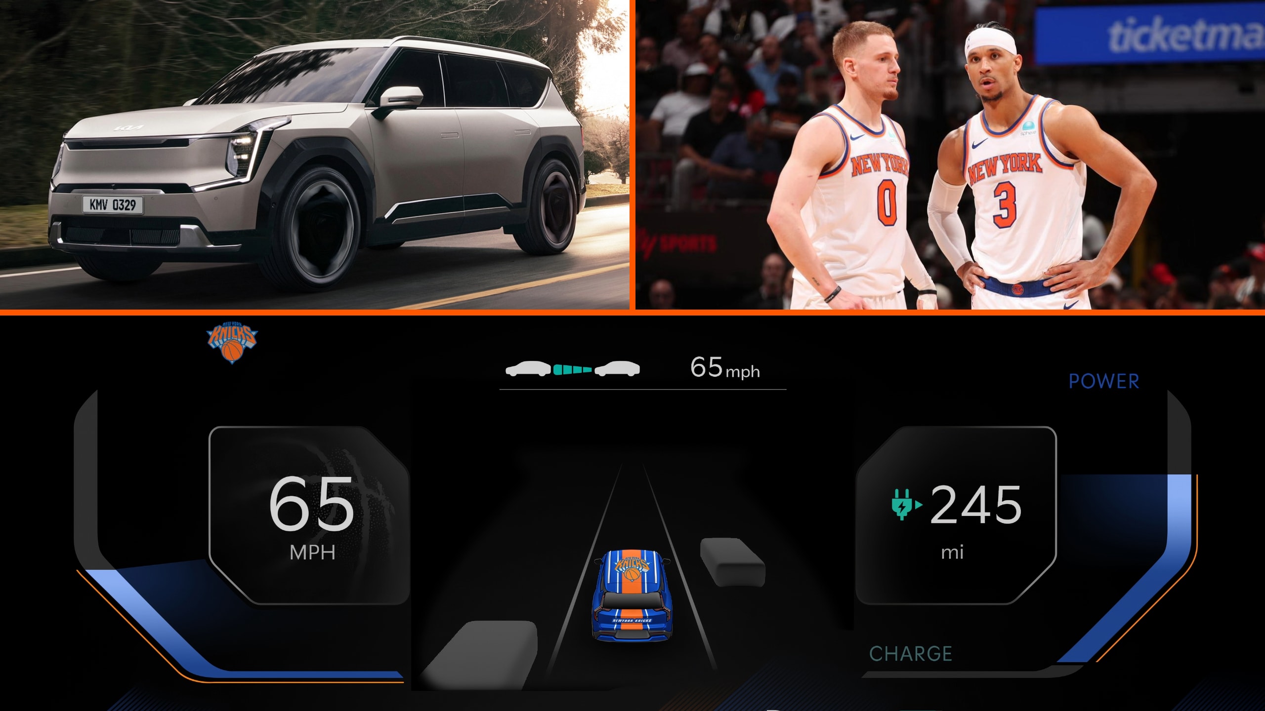 2024 Kia EV9 OTA Update Adds Official NBA Themes for 12.3” Screen