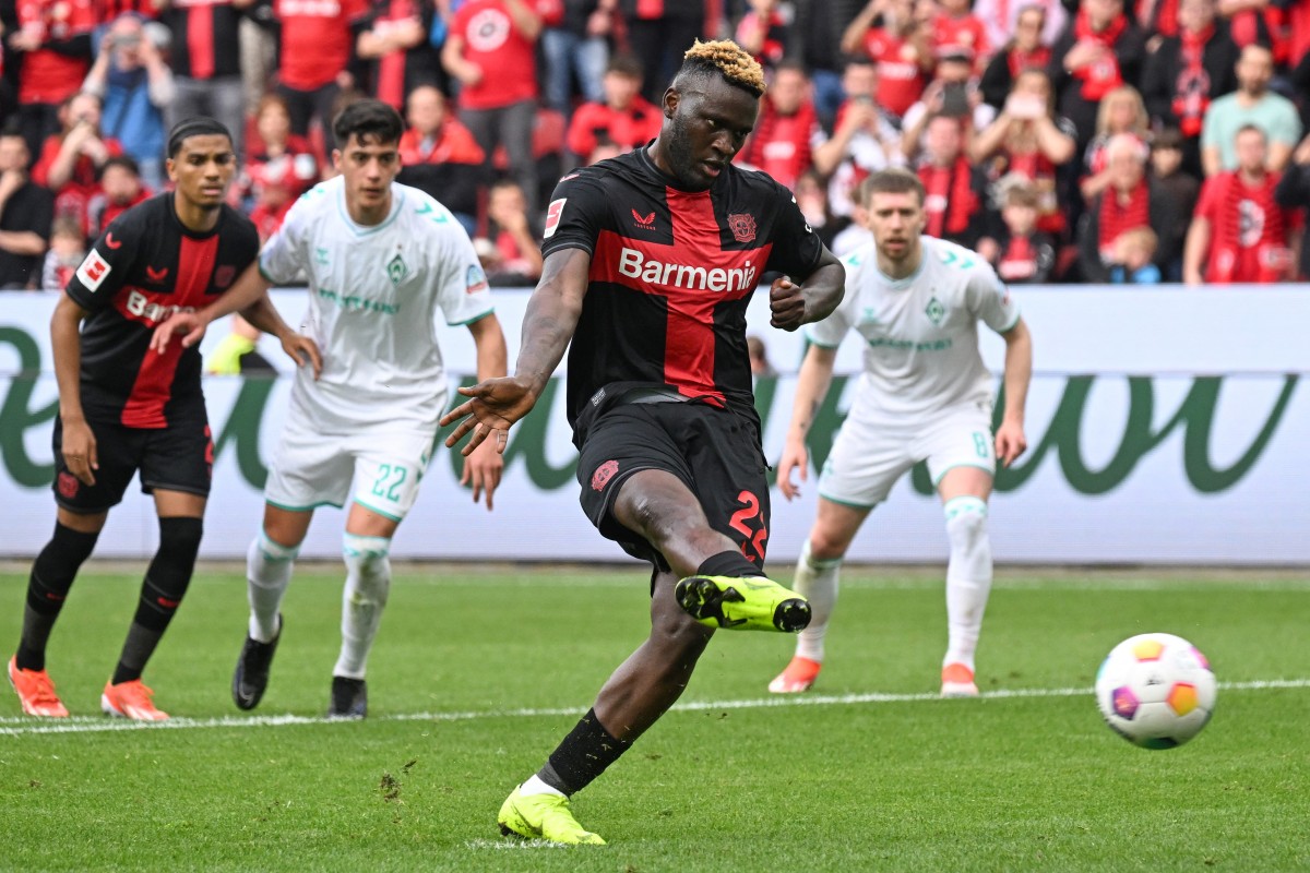 Nigeria’s Boniface on target as Leverkusen win first Bundesliga crown