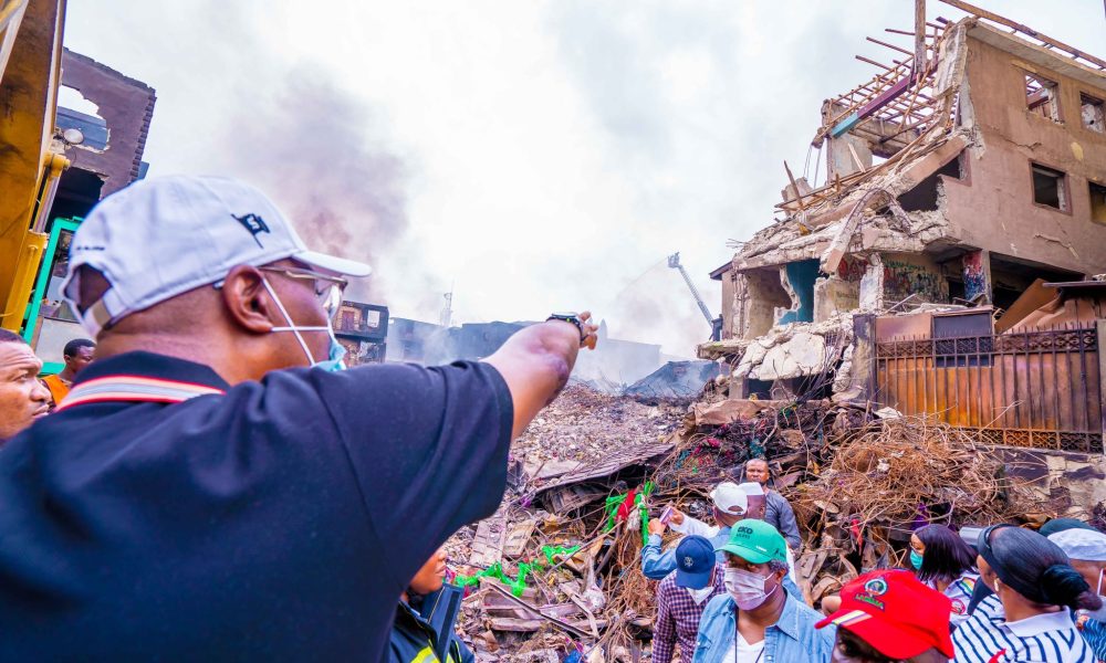 Sanwo-Olu laments losses, orders investigation into fire outbreak at Dosunmu Market